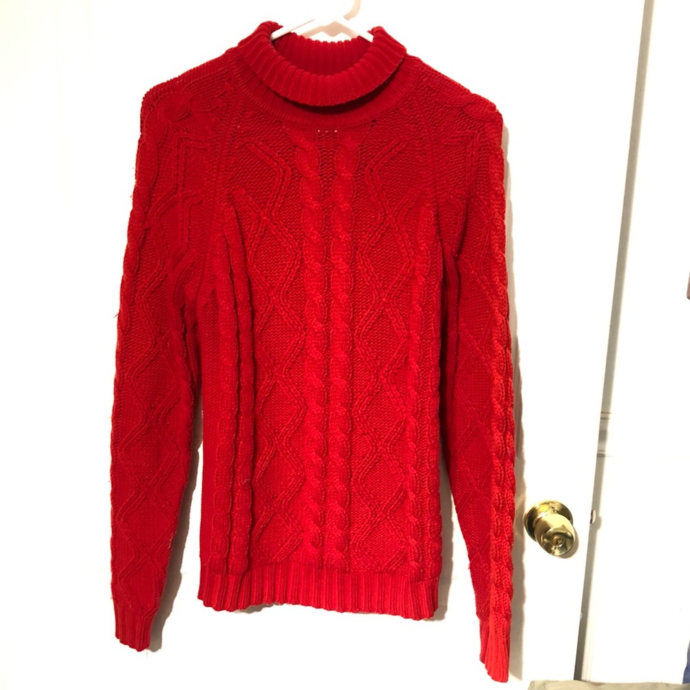 IZOD Red Knit Heavier Sweater